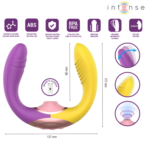 Willow stimolatore a vibrazione e aspirazione 3 in 1 - immagine 4 di 8
