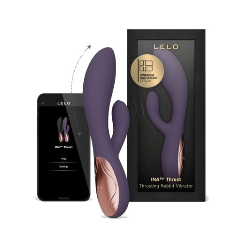 Ina vibratore a spinta rabbit viola - immagine 2 di 12